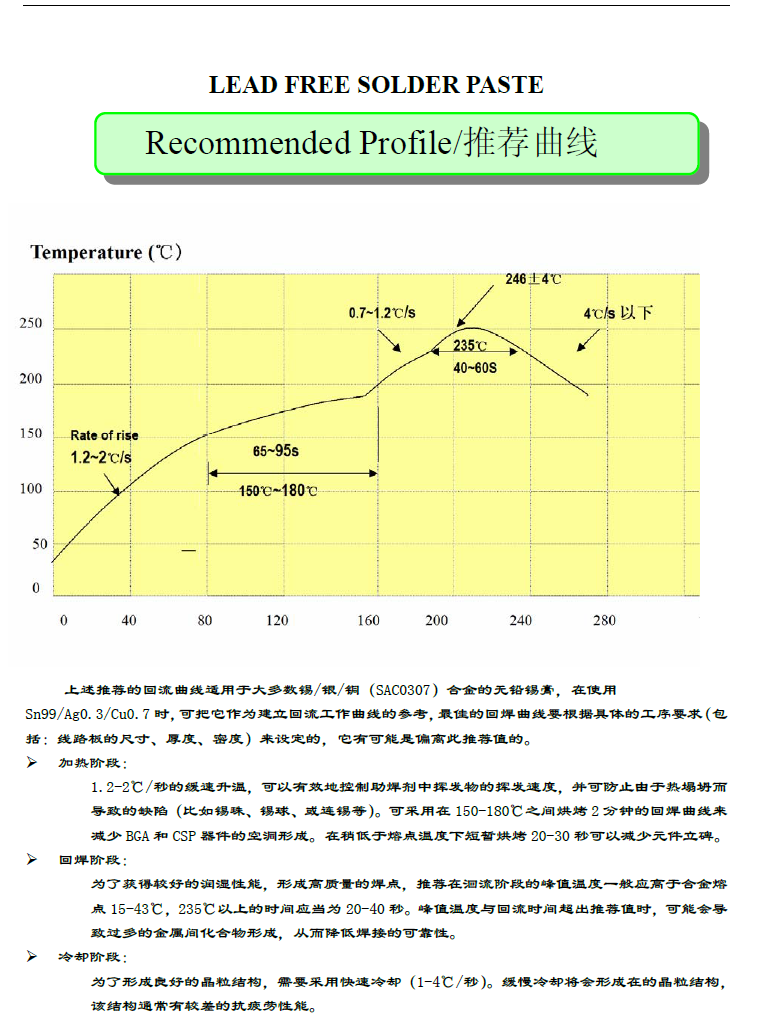 无铅焊锡膏 Sn99Ag0.3Cu0.7