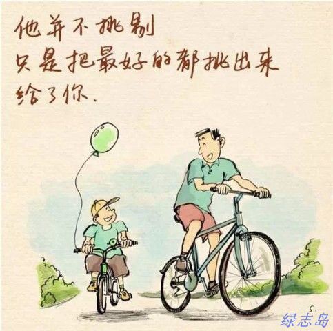 父亲并不挑剔
